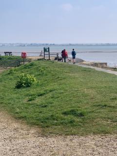 Rounding the eastern tip of the Island, looking across to Brightlingsea